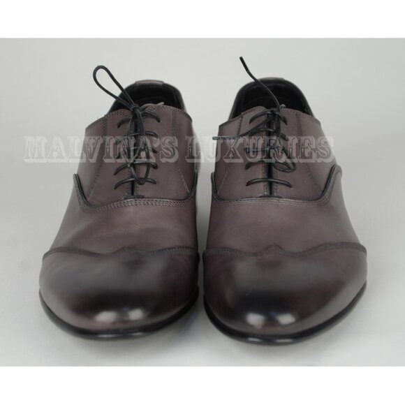 SERGIO ROSSI SHOES MENS LACE-UP OXFORD LEATHER LOAFERS NEW NO BOX sz 9 / US 10 main image 7